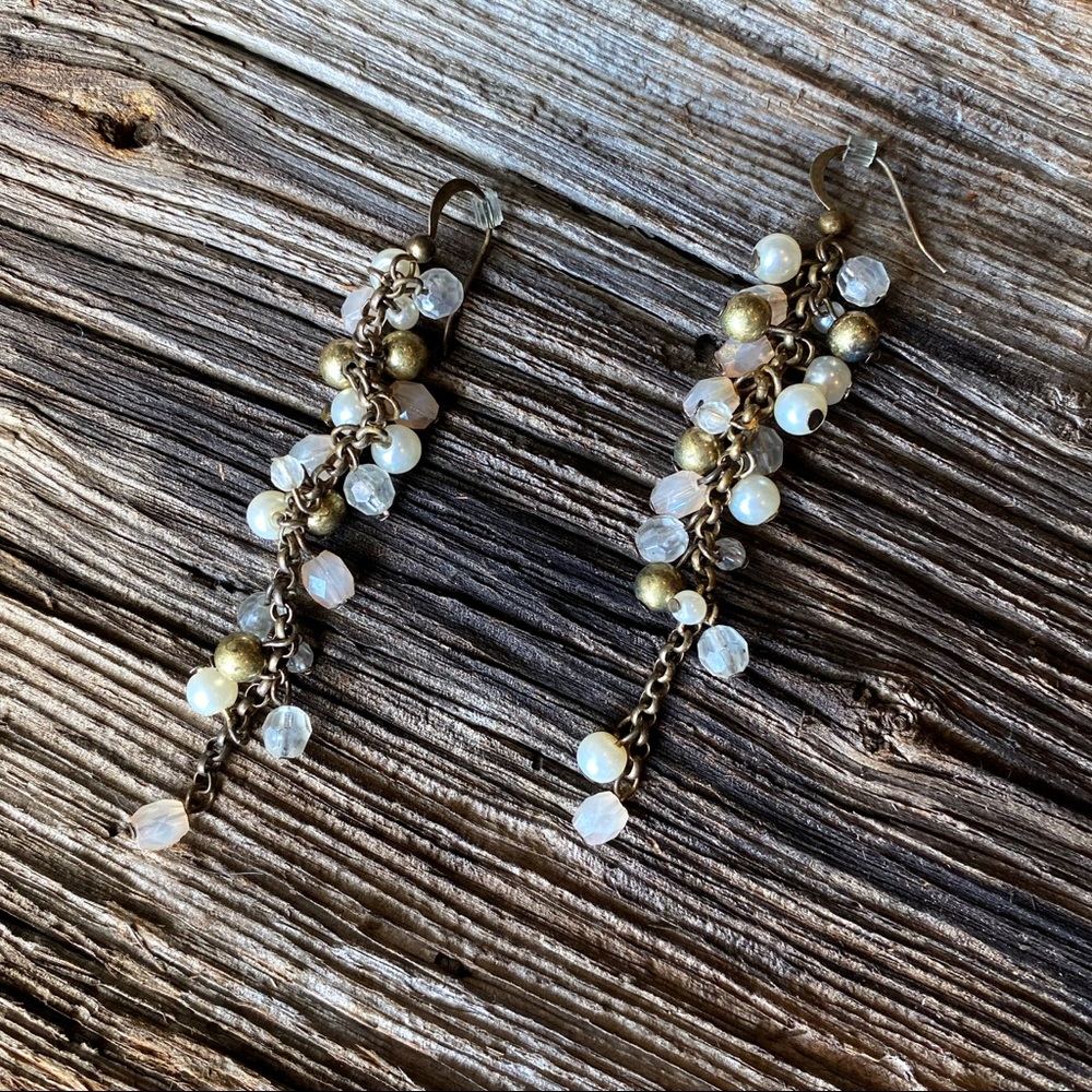 Chain & Bead Earrings